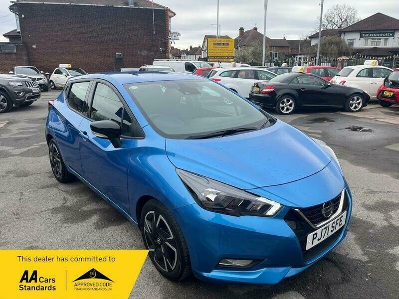Nissan Micra 1.0 Ig-t Acenta Hatchback PJ71SFE Blue #4