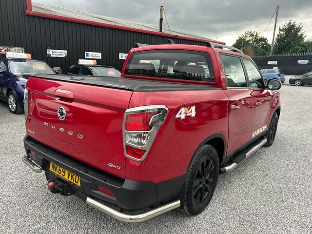 SsangYong Musso 2.2D Saracen Pickup Double Red #5