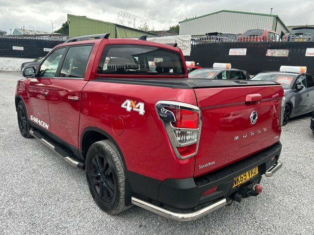 SsangYong Musso 2.2D Saracen Pickup Double Red #6