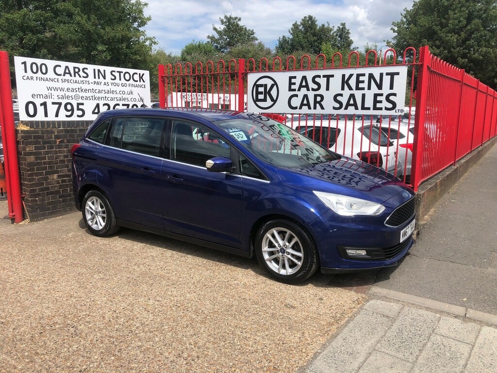 Ford Grand C-Max 1.0T Ecoboost Zetec Mpv Euro 6 Blue #4