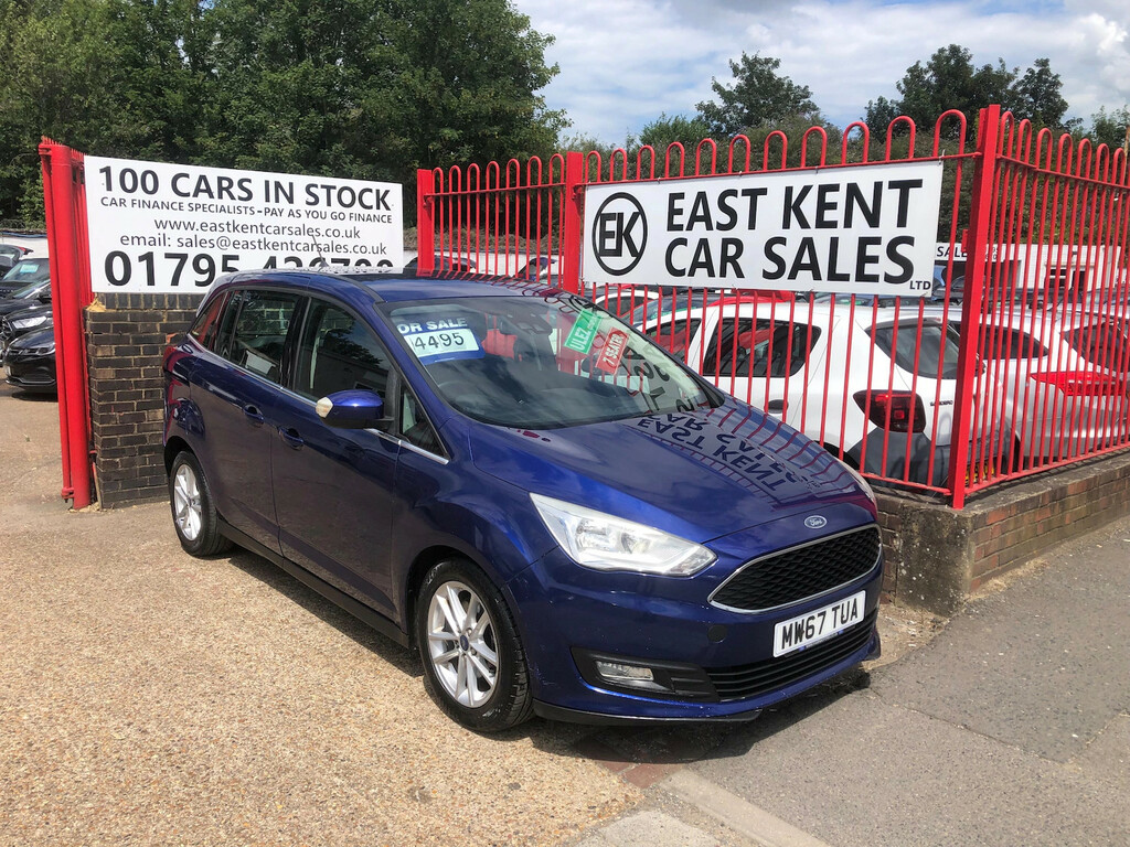 Ford Grand C-Max 1.0T Ecoboost Zetec Mpv Euro 6 Blue