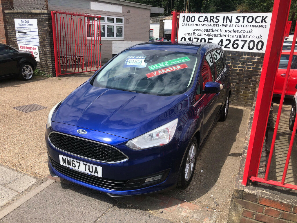 Ford Grand C-Max 1.0T Ecoboost Zetec Mpv Euro 6 Blue #3