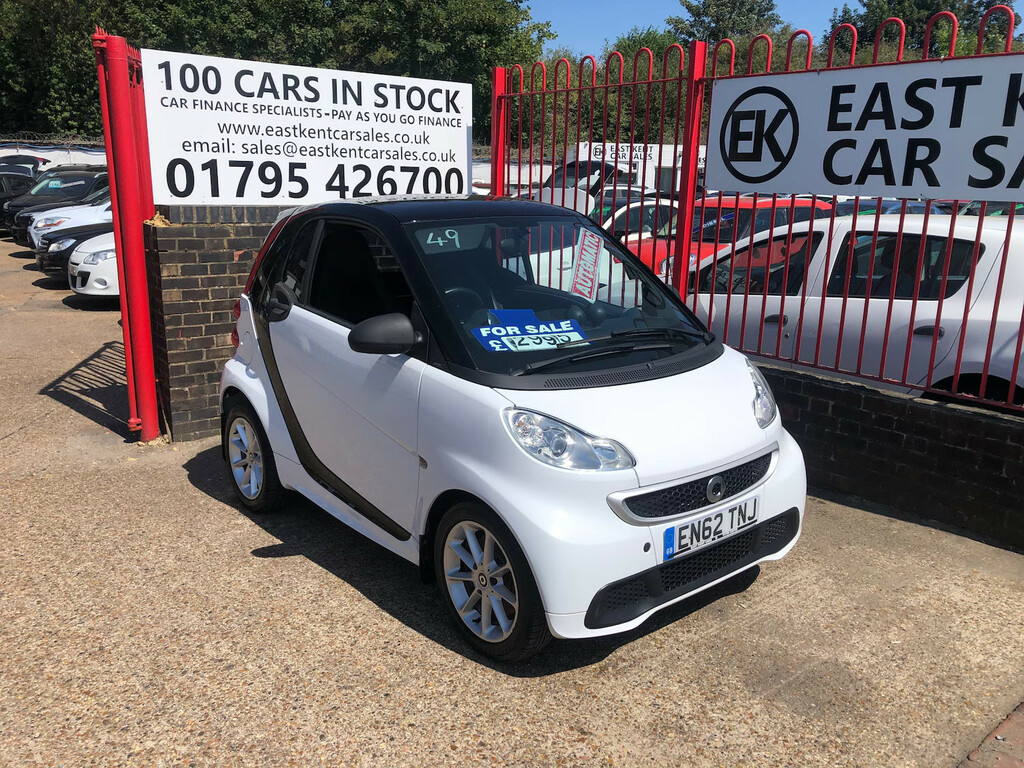 Smart Fortwo Coupe 1.0 Mhd Passion Coupe Softtouch Euro 5 White
