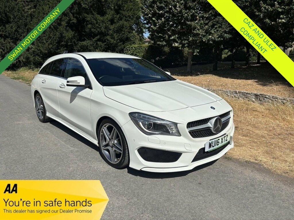Mercedes-Benz CLA Class Cla 180 Amg Line U556625 White