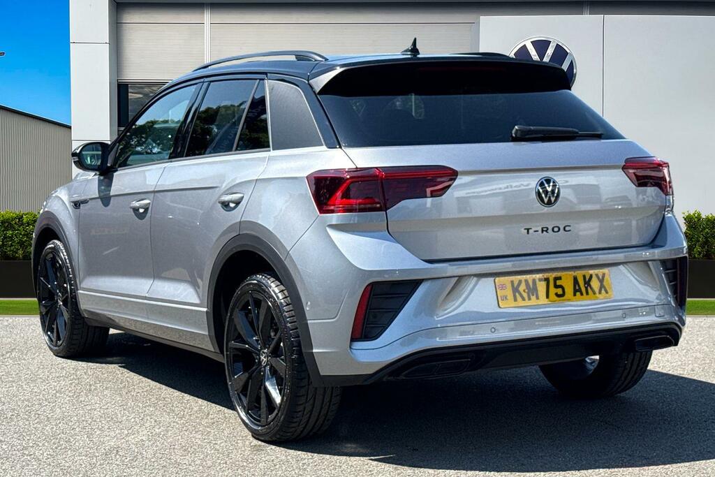 Volkswagen T-Roc 1.5 Tsi Black Edition Plus Sunroof, Led Matri Silver #2