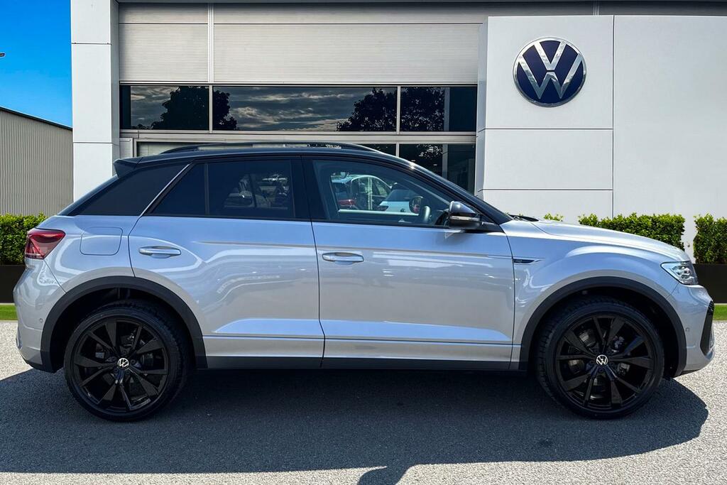 Volkswagen T-Roc 1.5 Tsi Black Edition Plus Sunroof, Led Matri Silver #3