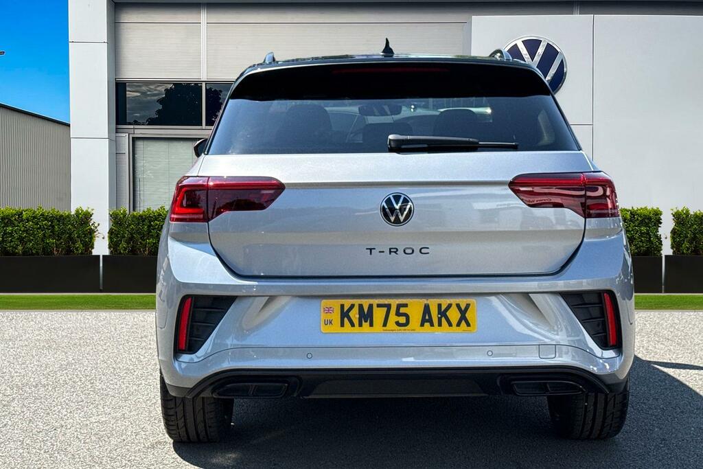 Volkswagen T-Roc 1.5 Tsi Black Edition Plus Sunroof, Led Matri Silver #4