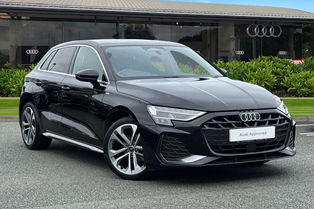 Audi A3 S Line Tfsi 116 Ps S Tronic KM75CZA Black