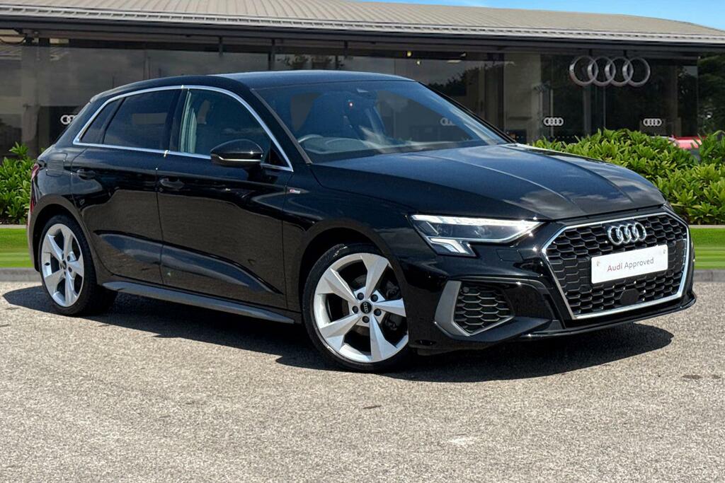 Audi A3 S Line 35 Tfsi 150 Ps 6-Speed Black