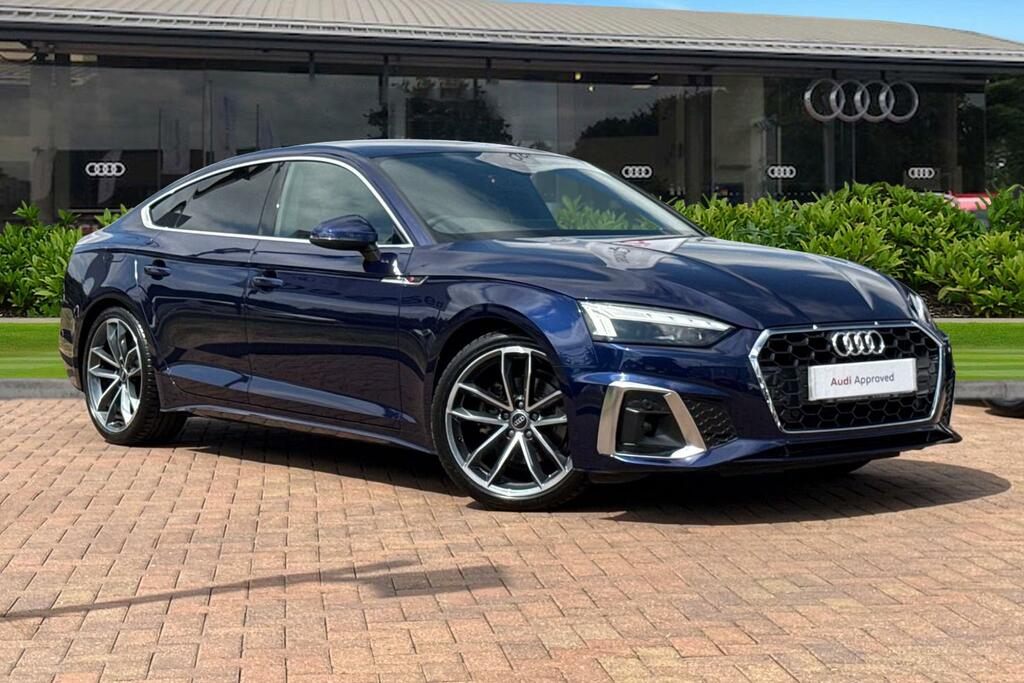 Audi A5 S Line 35 Tdi 163 Ps S Tronic Blue