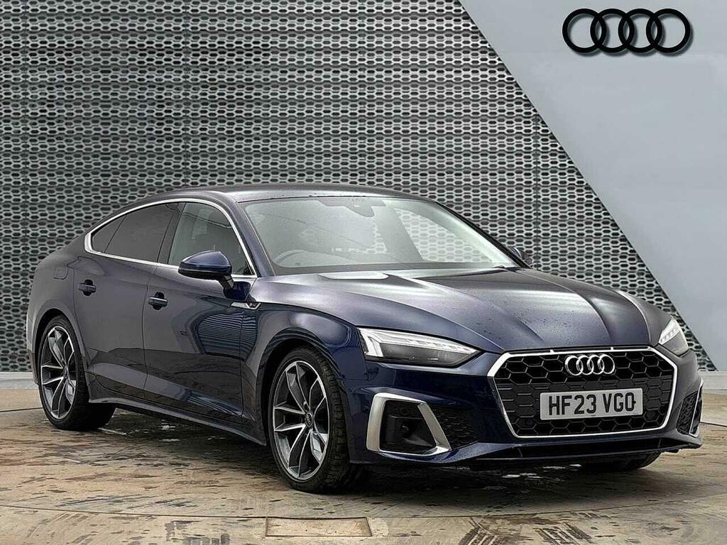 Audi A5 S Line 35 Tdi 163 Ps S Tronic Blue