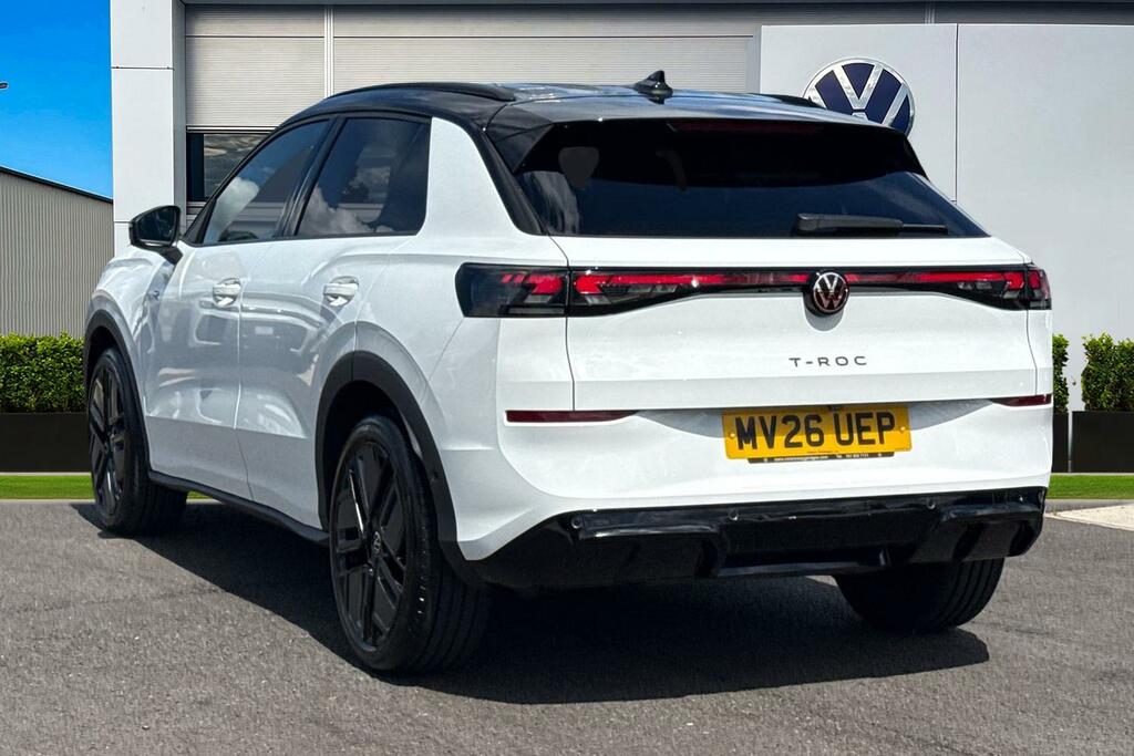 Volkswagen T-Roc 1.5 Etsi 150 R-line Dsg White #2