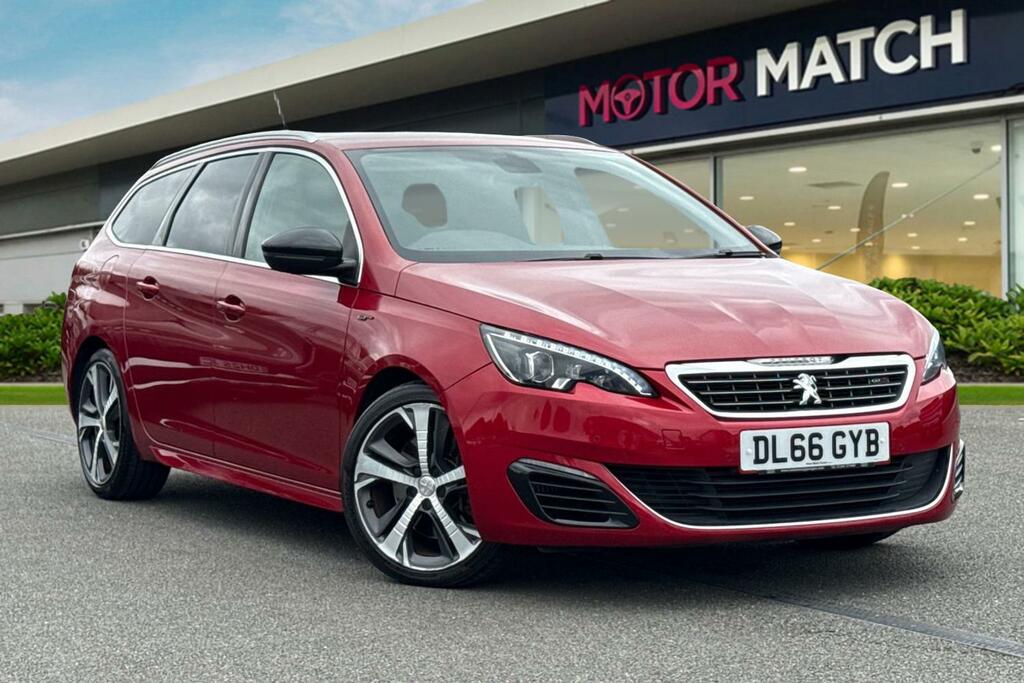 Peugeot 308 SW 2.0 Bluehdi Gt Eat Euro 6 Ss Red