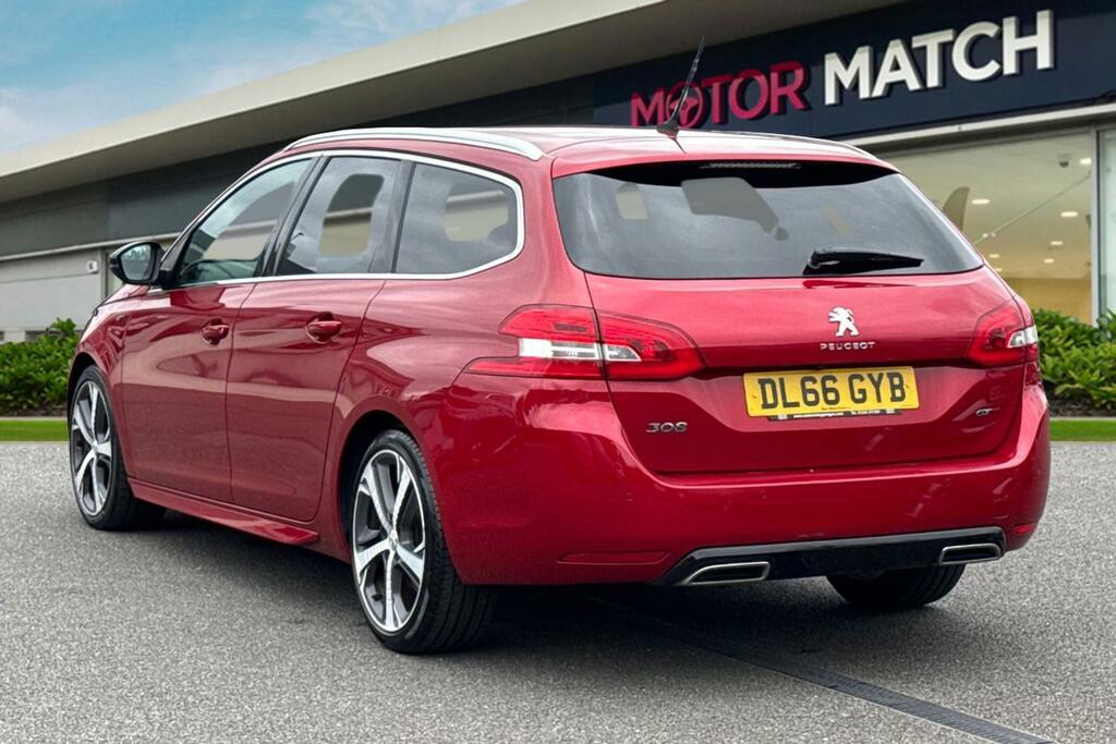 Peugeot 308 SW 2.0 Bluehdi Gt Eat Euro 6 Ss Red #2