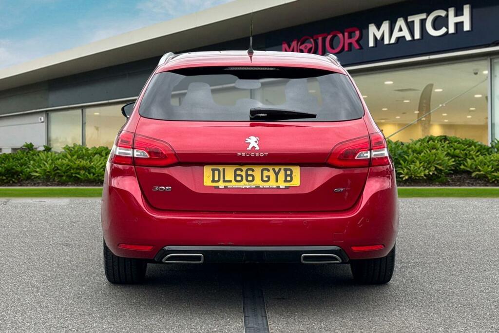 Peugeot 308 SW 2.0 Bluehdi Gt Eat Euro 6 Ss Red #4