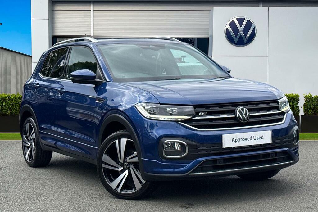 Volkswagen T-Cross 1.5 Tsi Evo R-line Dsg 18 Nevada, Front Blue