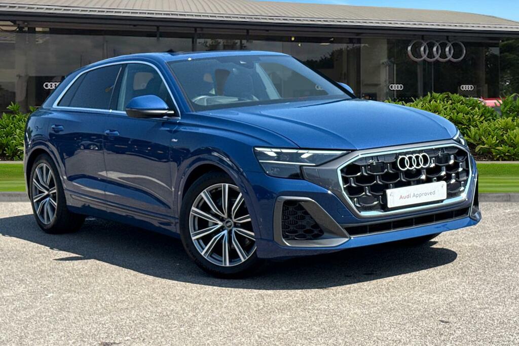 Audi Q8 Suv S Line 55 Tfsi Quattro 340 Ps Tiptronic Blue