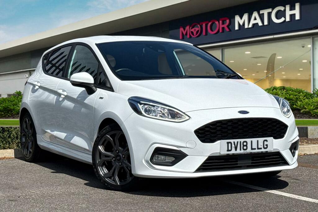 Ford Fiesta 1.0T Ecoboost St-line Euro 6 Ss White