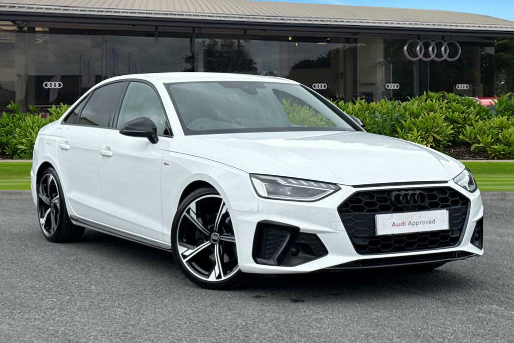 Audi A4 Black Edition 35 Tdi 163 Ps S Tronic White