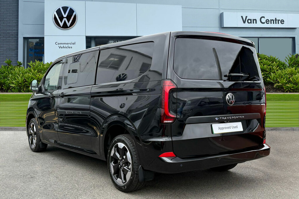 Volkswagen E-Transporter Lwb 218Ps 65Kwh 5 Seats KW75MZL Black #2