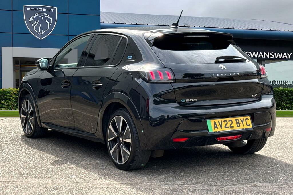 Peugeot e-208 50Kwh Gt 7Kw Charger Black #2
