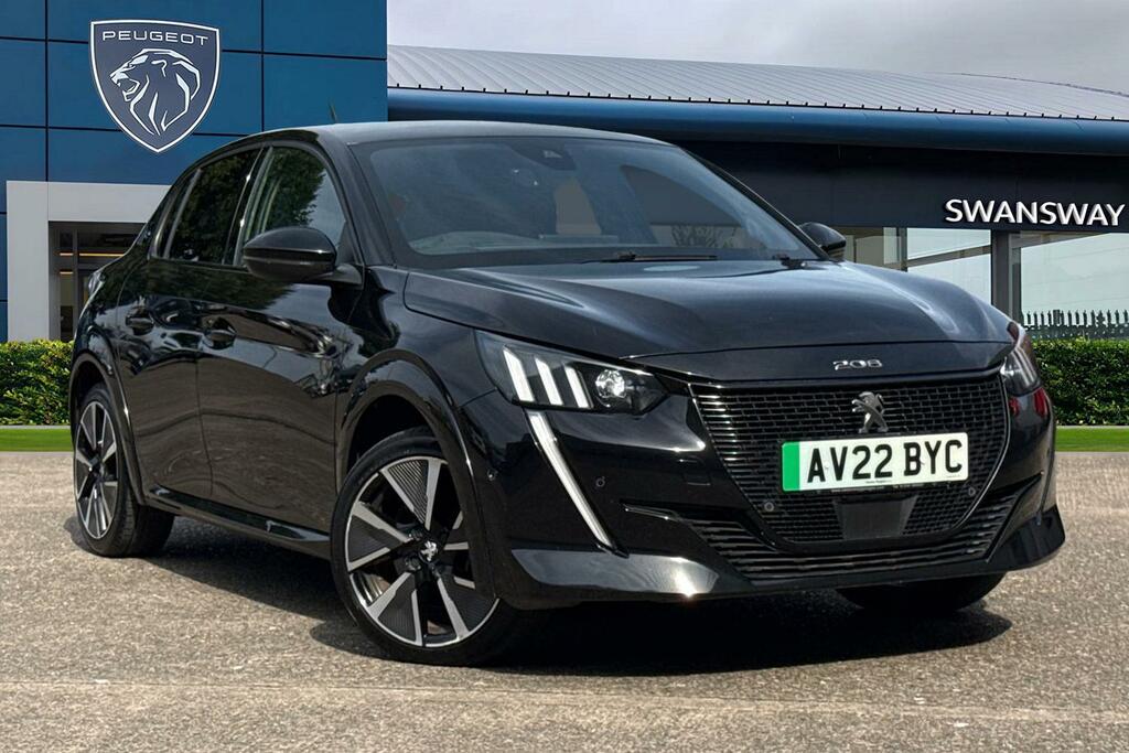 Peugeot e-208 50Kwh Gt 7Kw Charger Black