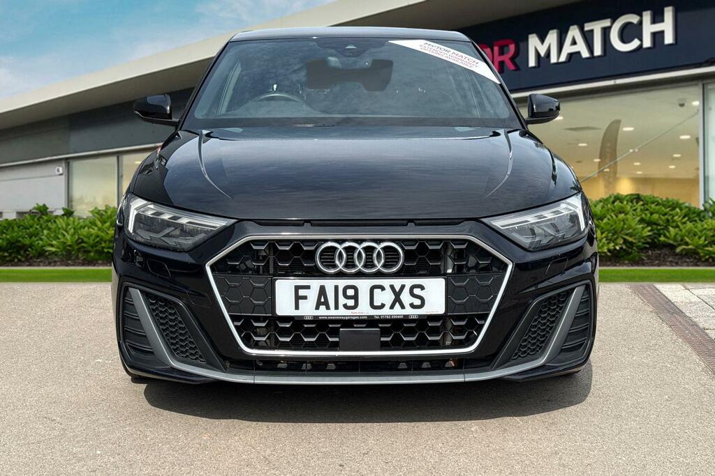 Audi A1 1.5 Tfsi 35 S Line Sportback S Tronic Euro 6 Ss FA19CXS Black #5