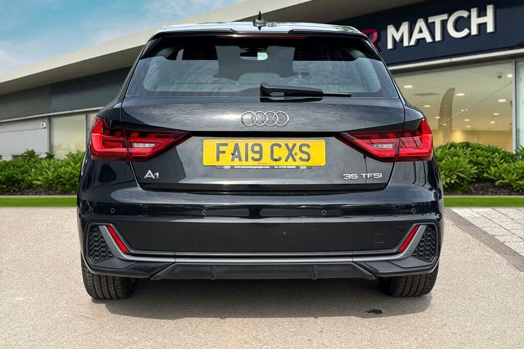 Audi A1 1.5 Tfsi 35 S Line Sportback S Tronic Euro 6 Ss FA19CXS Black #4