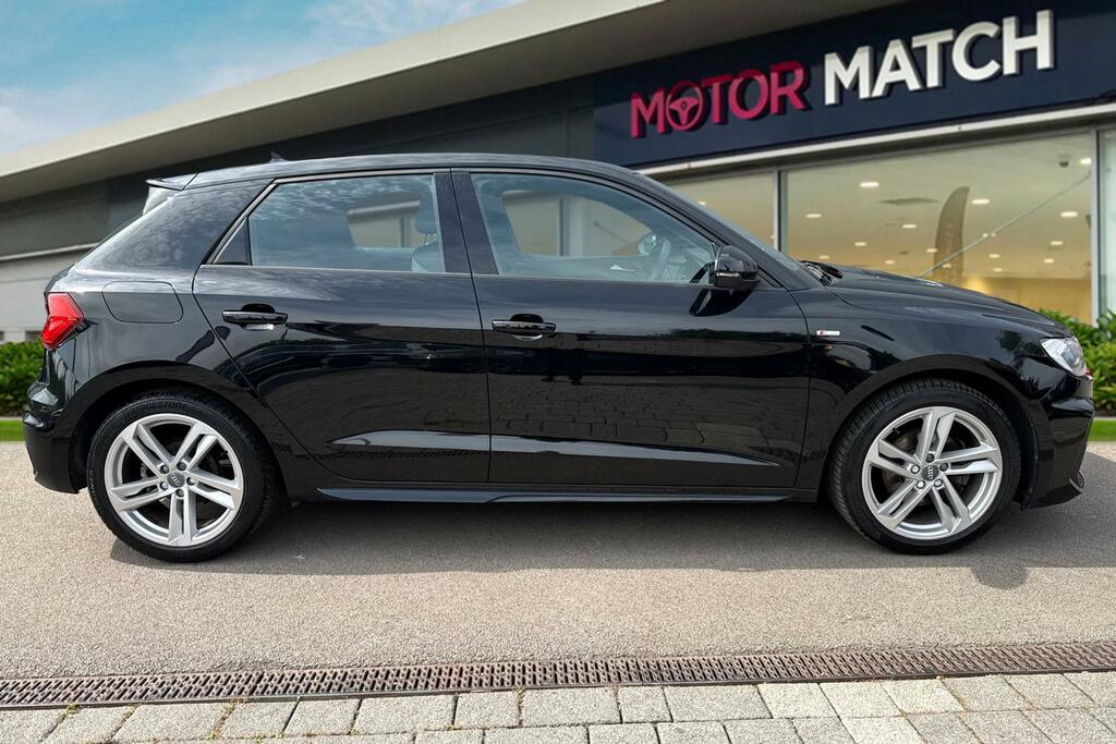 Audi A1 1.5 Tfsi 35 S Line Sportback S Tronic Euro 6 Ss FA19CXS Black #3