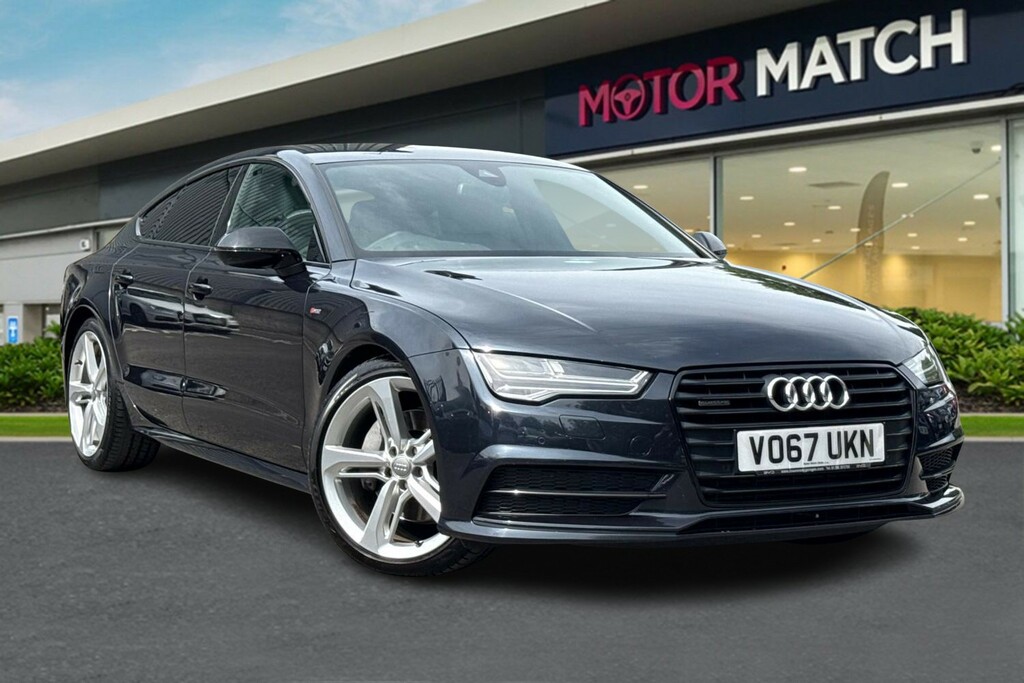Audi A7 3.0 Tdi V6 Black Edition Sportback S Tronic Quattr Blue