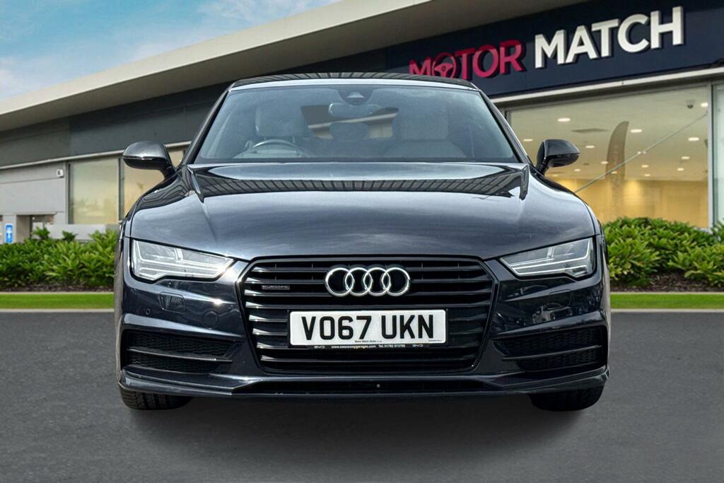 Audi A7 3.0 Tdi V6 Black Edition Sportback S Tronic Quattr Blue #5