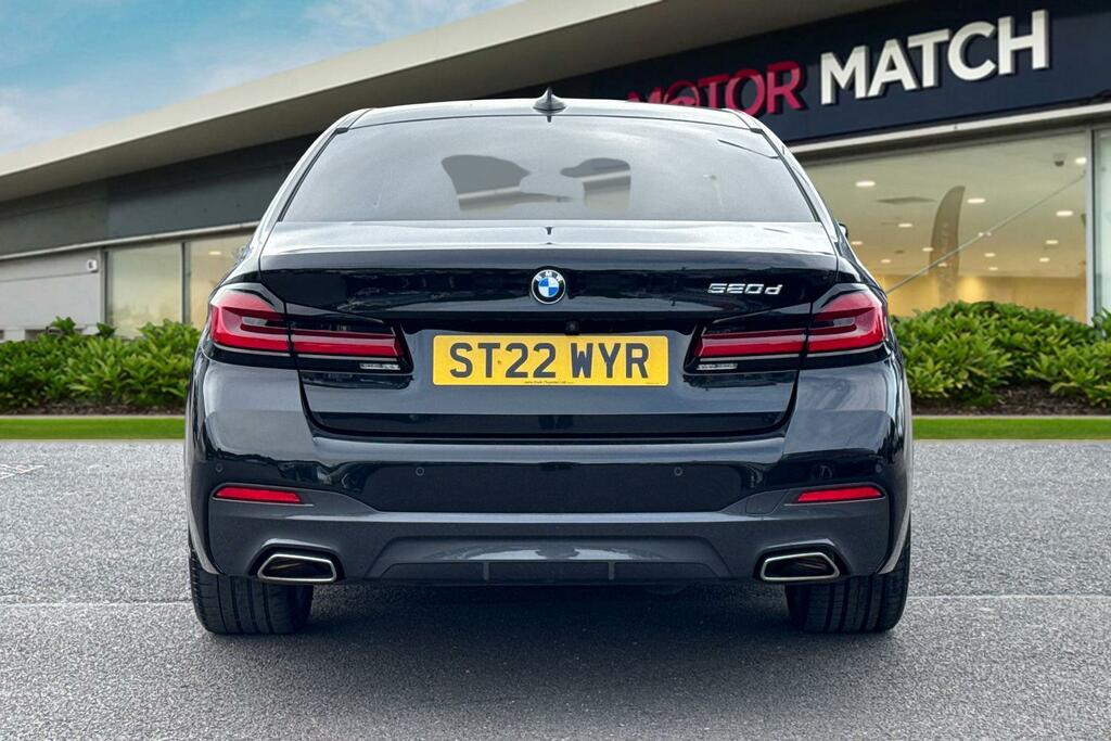 BMW 5 Series 2.0 520D Mht M Sport Steptronic Euro 6 Ss Black #4