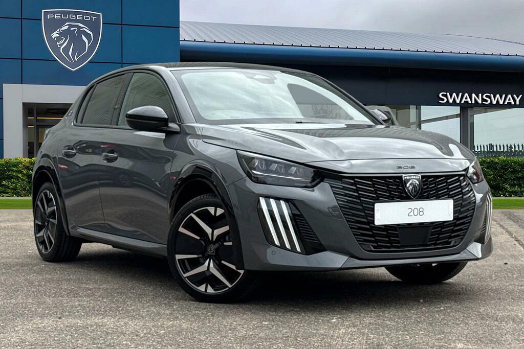 Peugeot e-208 51Kwh Gt 7.4Kw Charger Grey