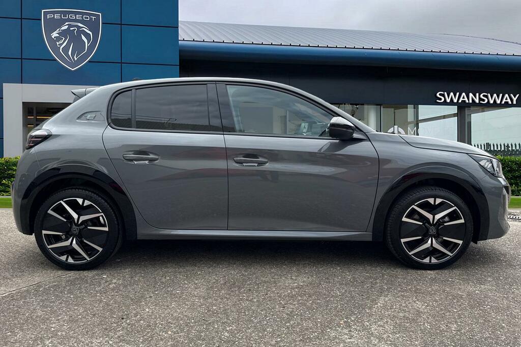 Peugeot e-208 51Kwh Gt 7.4Kw Charger Grey #3