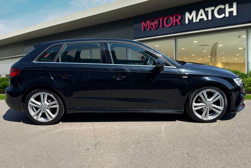 Audi A3 2.0 Tdi S Line Sportback Euro 6 Ss Black #3