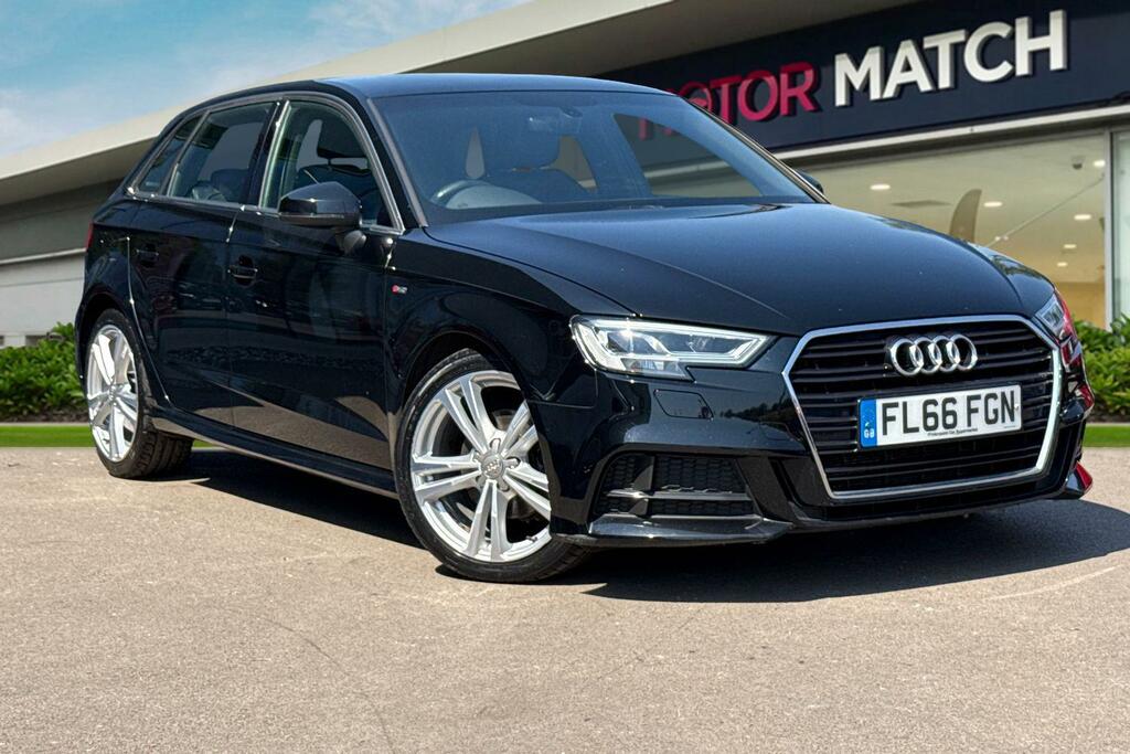 Audi A3 2.0 Tdi S Line Sportback Euro 6 Ss Black