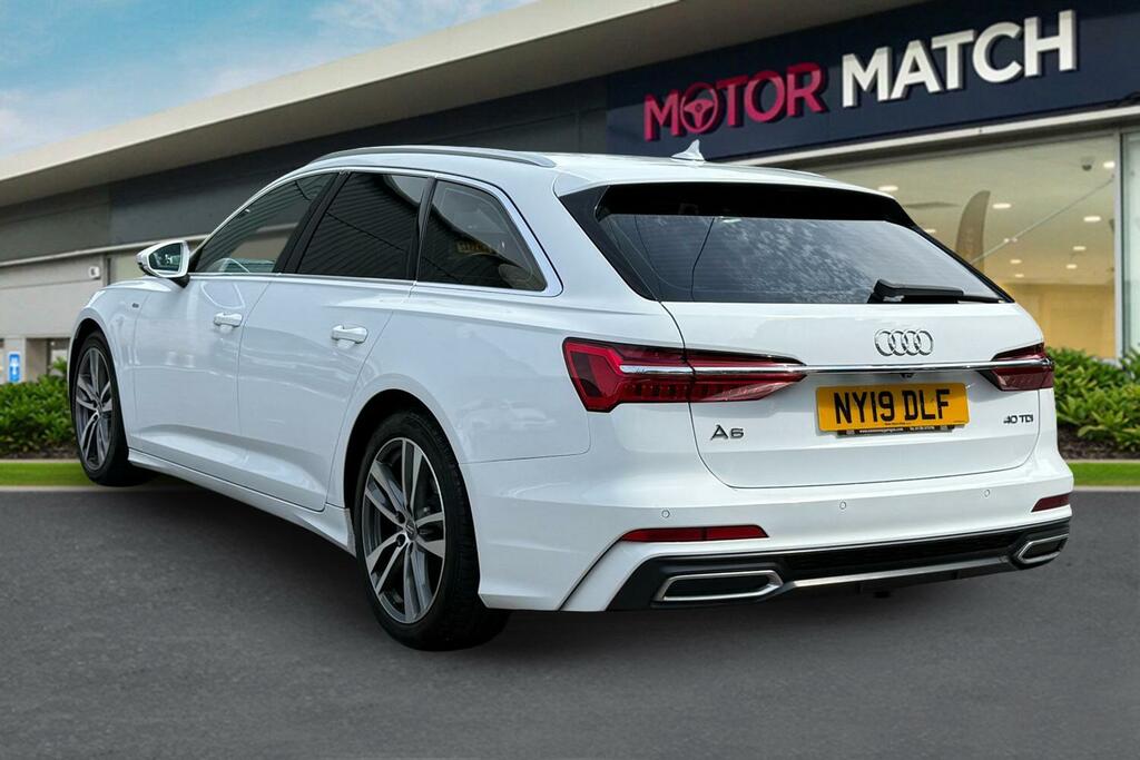 Audi A6 Avant 2.0 Tdi 40 S Line S Tronic Euro 6 Ss White #2