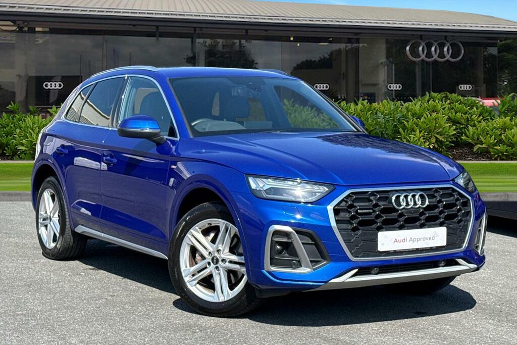 Audi Q5 S Line 45 Tfsi Quattro 265 Ps S Tronic Blue