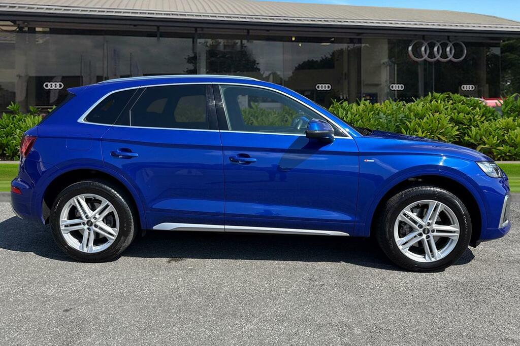 Audi Q5 S Line 45 Tfsi Quattro 265 Ps S Tronic KO23UNH Blue #3