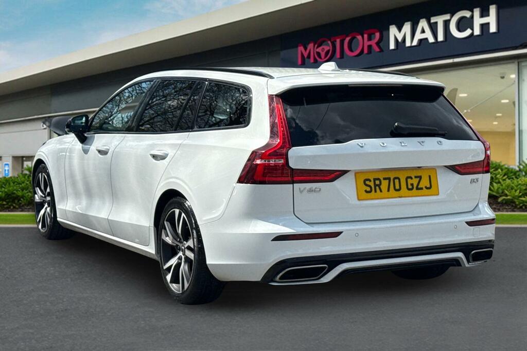 Volvo V60 2.0 B3 Mhev R-design Euro 6 Ss White #2