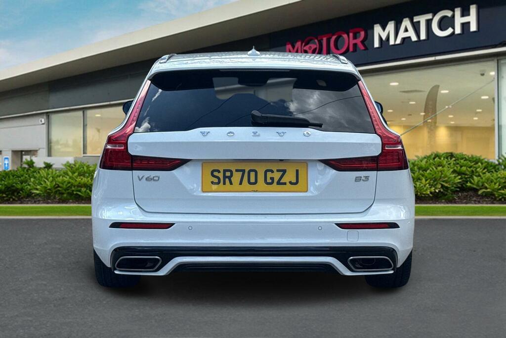 Volvo V60 2.0 B3 Mhev R-design Euro 6 Ss White #4