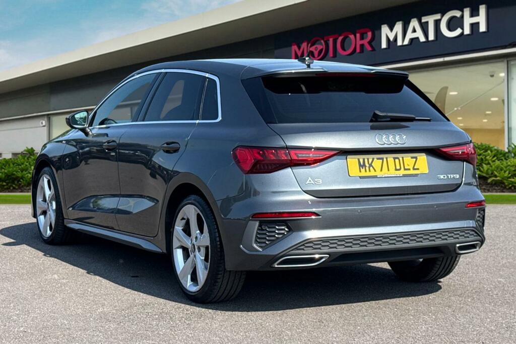 Audi A3 1.0 Tfsi 30 S Line Sportback Euro 6 Ss Grey #2