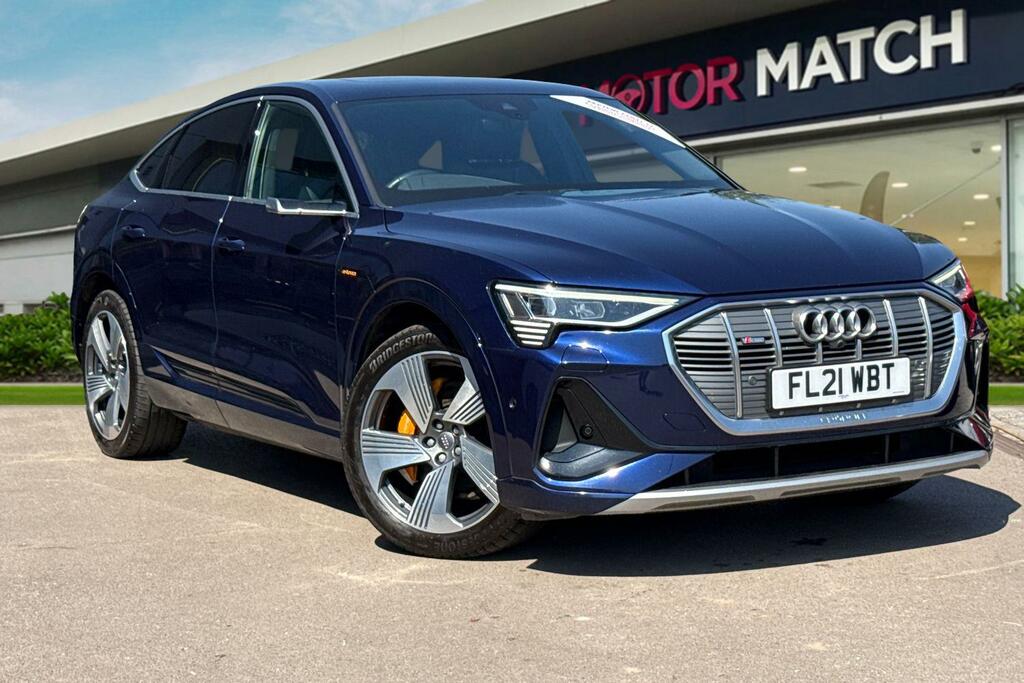 Audi E-tron 55 S Line Sportback Quattro 95Kwh Blue