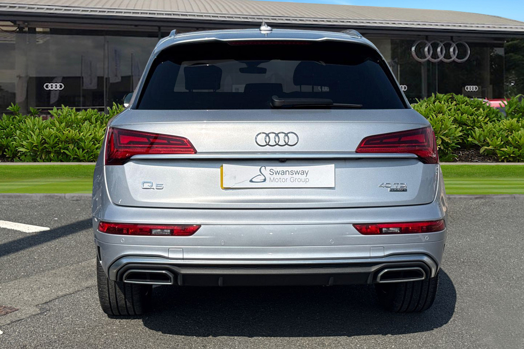 Audi Q5 2.0 Tdi 40 S Line S Tronic Quattro Euro 6 Ss SW72PVY Silver #4