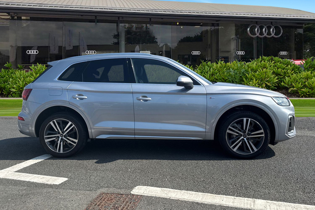 Audi Q5 2.0 Tdi 40 S Line S Tronic Quattro Euro 6 Ss SW72PVY Silver #3