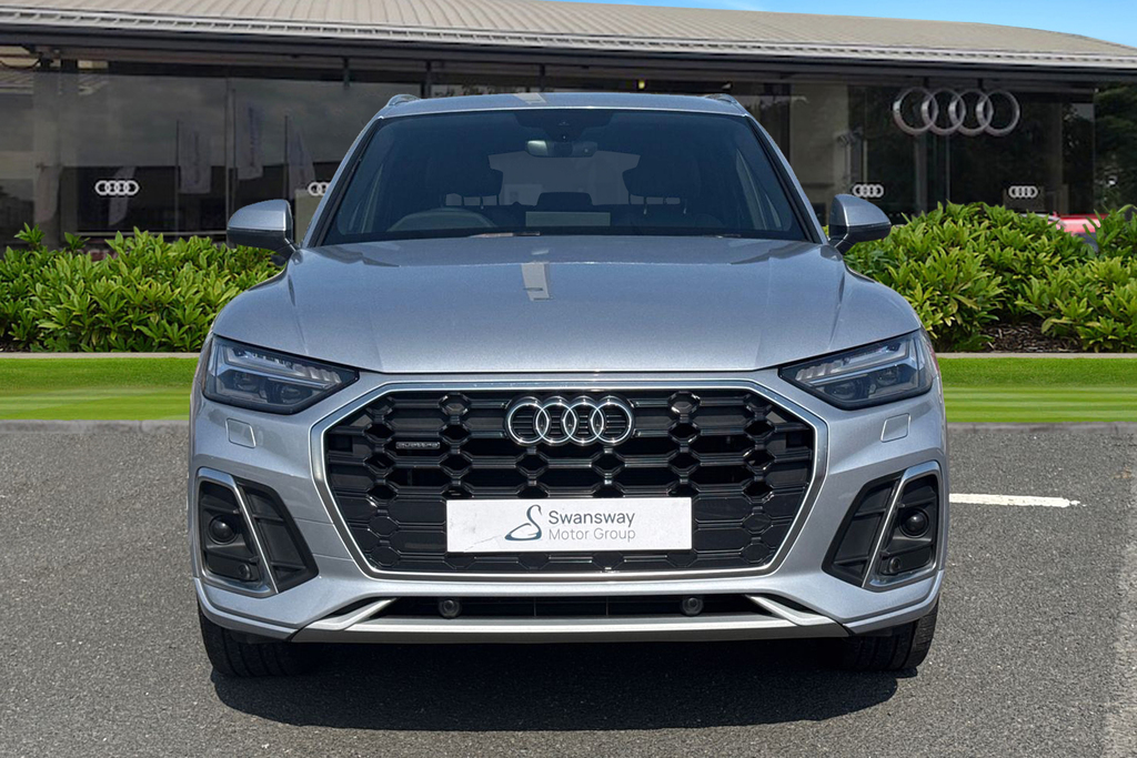 Audi Q5 2.0 Tdi 40 S Line S Tronic Quattro Euro 6 Ss SW72PVY Silver #5