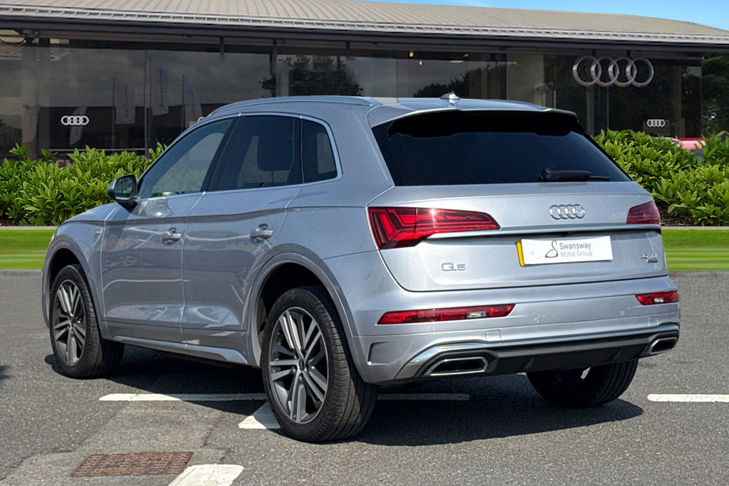 Audi Q5 2.0 Tdi 40 S Line S Tronic Quattro Euro 6 Ss SW72PVY Silver #2