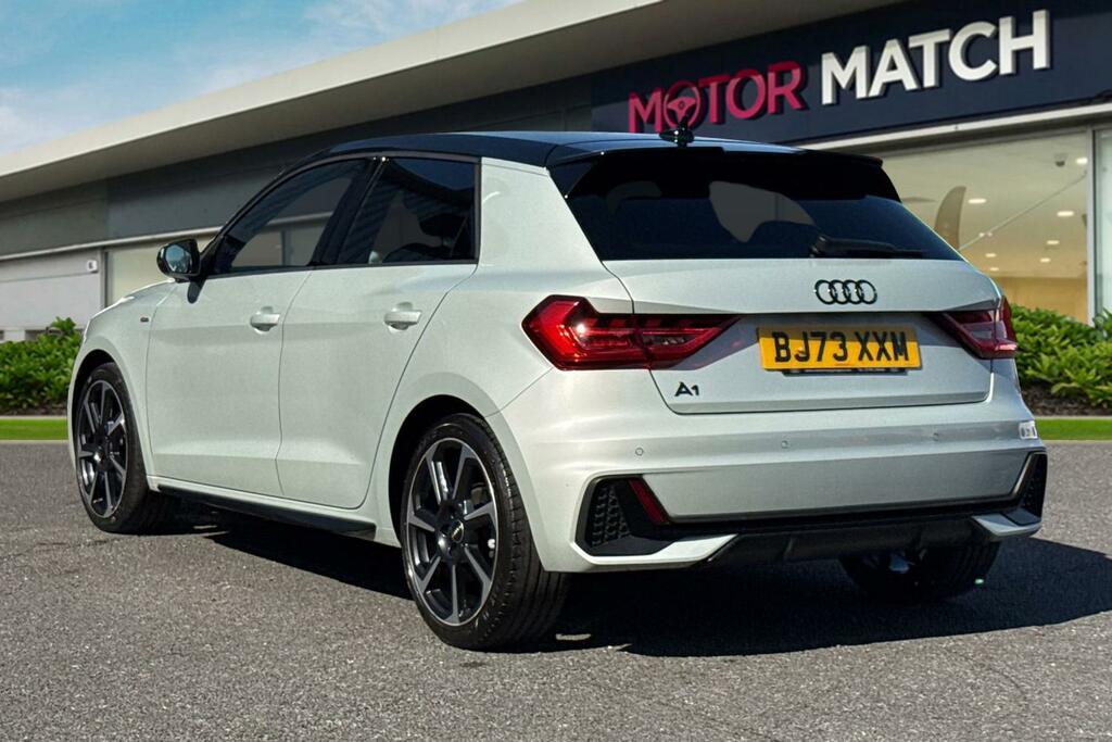 Audi A1 1.0 Tfsi 30 Black Edition Sportback Euro 6 Ss 5 BJ73XXM Silver #2