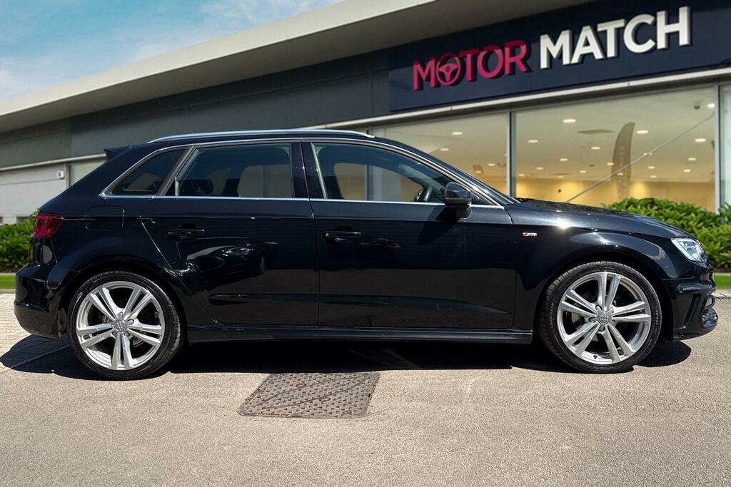 Audi A3 1.6 Tdi S Line Sportback Euro 6 Ss Black #3