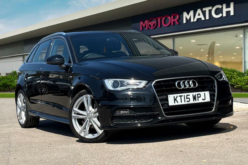 Audi A3 1.6 Tdi S Line Sportback Euro 6 Ss Black